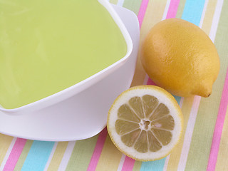 Image showing lemon jelly