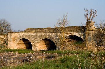 Image showing Ancient stone bridge