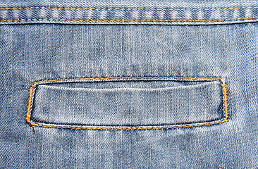 Image showing Jeans pocket