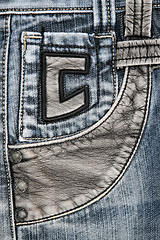 Image showing Jeans pocket