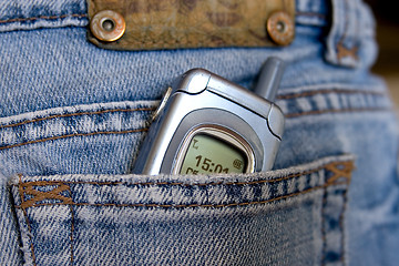 Image showing Hip-pocket and phone