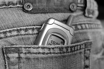 Image showing Hip-pocket and phone