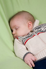 Image showing Sleeping Newborn