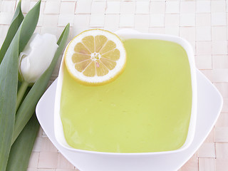 Image showing lemon jelly