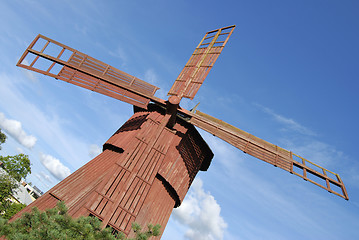 Image showing Rotor Of Ancient Windmill