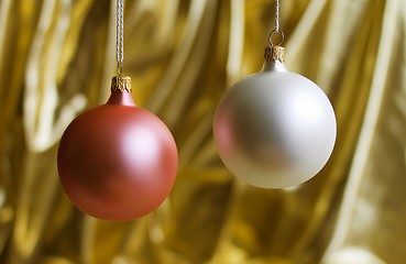 Image showing Christmas balls