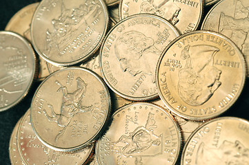 Image showing 25 CENT COINS new state