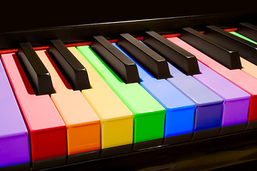 Image showing The Rainbow Piano