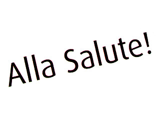 Image showing salute