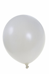 Image showing Pearl white balloon