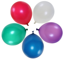 Image showing Colorful balloons