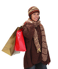 Image showing Woman shopping