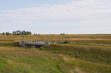 Image showing Farm bridge