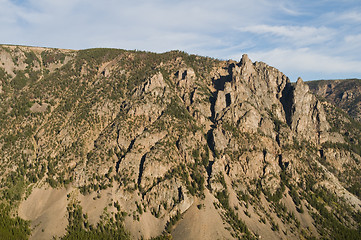 Image showing Rocky peaks