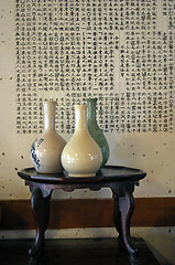 Image showing Asian bottles