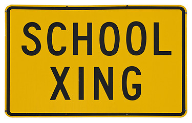 Image showing School Xing