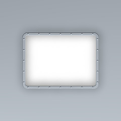 Image showing metal frame border background