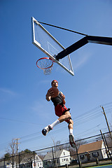 Image showing Basketball Player Hang Time