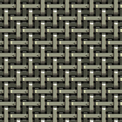 Image showing Woven Metal Texture