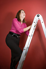 Image showing Climbing the Ladder