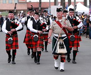 Image showing Seaside Highland Games