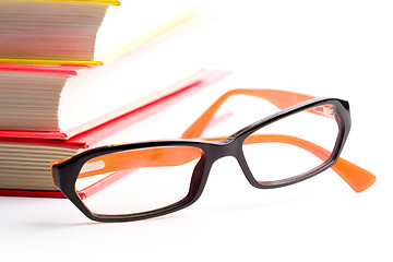 Image showing books and glasses