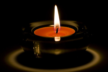 Image showing candle flaming