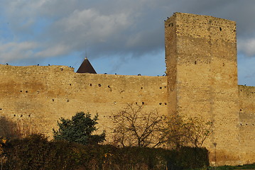 Image showing City wall of Staggia