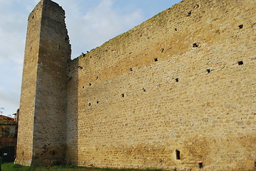 Image showing City wall of Staggia