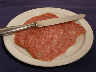 Image showing salami