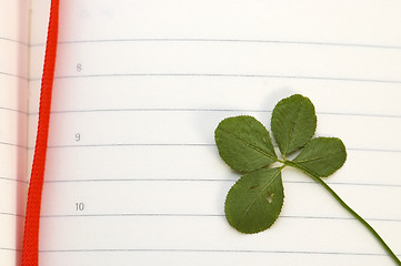 Image showing Four Leaf Clover and New Day