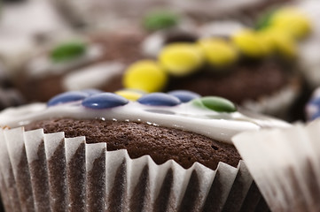 Image showing first chocolate muffins