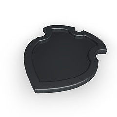 Image showing black shield