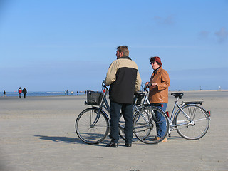 Image showing At the beach