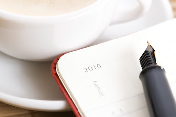 Image showing new year and the first cup of coffee