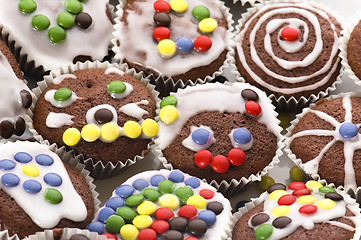 Image showing first chocolate muffins