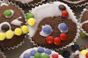 Image showing first chocolate muffins