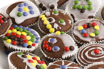 Image showing first chocolate muffins