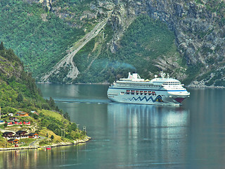 Image showing Geiranger Fjord, Norway