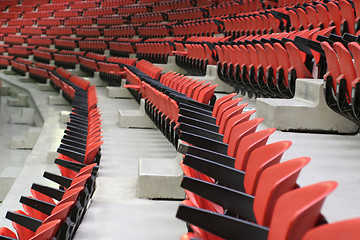 Image showing stadium seats