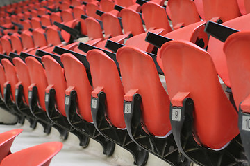 Image showing stadium seats