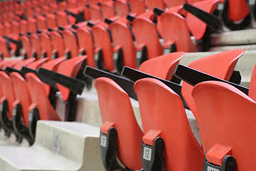 Image showing stadium seats