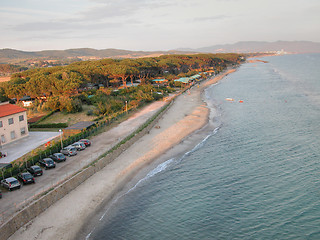 Image showing Torre Mozza Beach, Tuscany, Italy