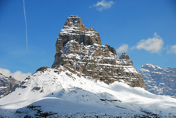 Image showing Alps Winter, Dolomites, Italy, 2007