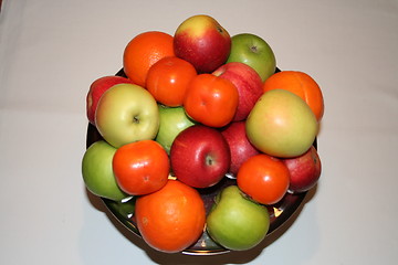 Image showing Plate with  different fruits