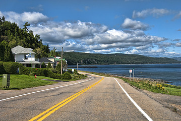 Image showing Road in Quebec, Canada