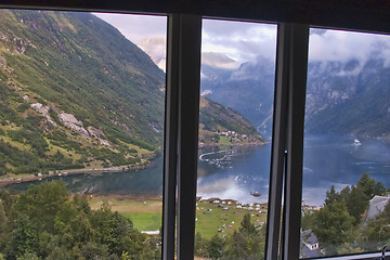 Image showing Geiranger Fjord, Norway