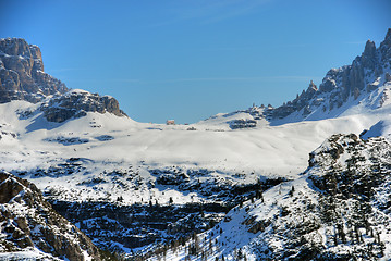 Image showing Alps Winter, Dolomites, Italy, 2007