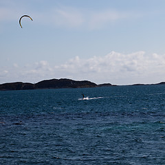 Image showing Kitesurfing
