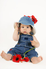 Image showing Toddler in denim